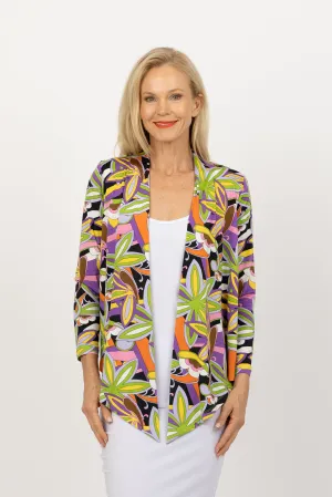 5064 Short Drape Cardi - Martini