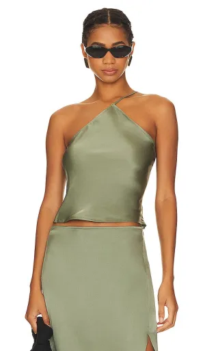 ANINE BING Mandy Top in Green