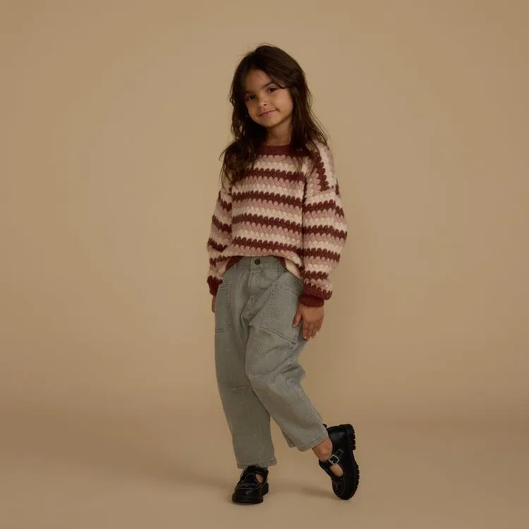 Aspen Sweater - Multi Stripe