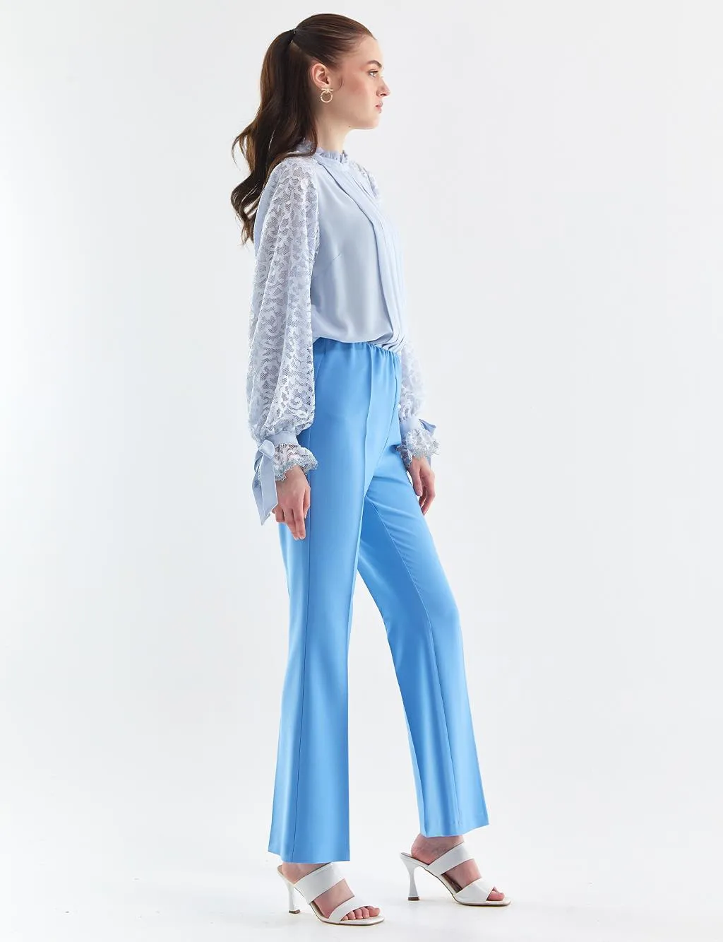 Bell-Bottom Trousers Sky Blue