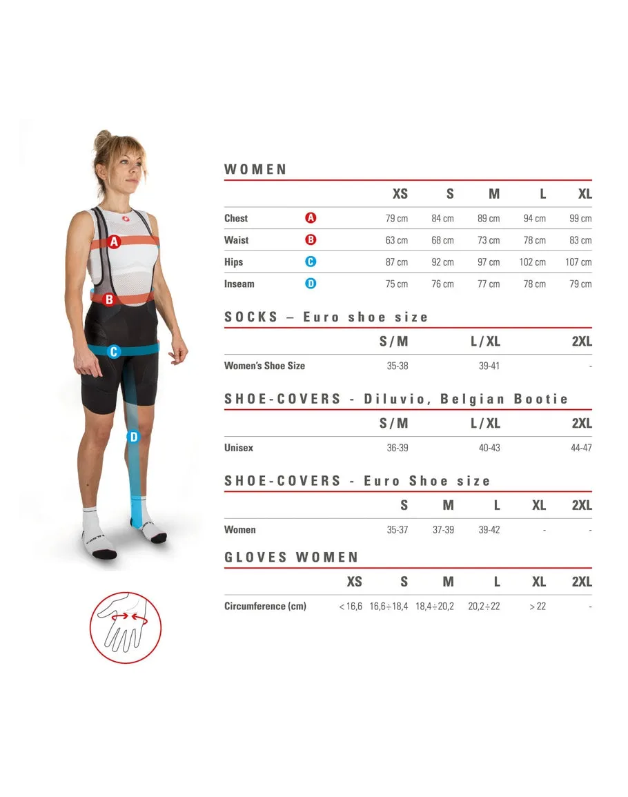CASTELLI SORPASSO RoS WOMEN TIGHT BLACK BRILLIANT PINK  女裝 單車褲 