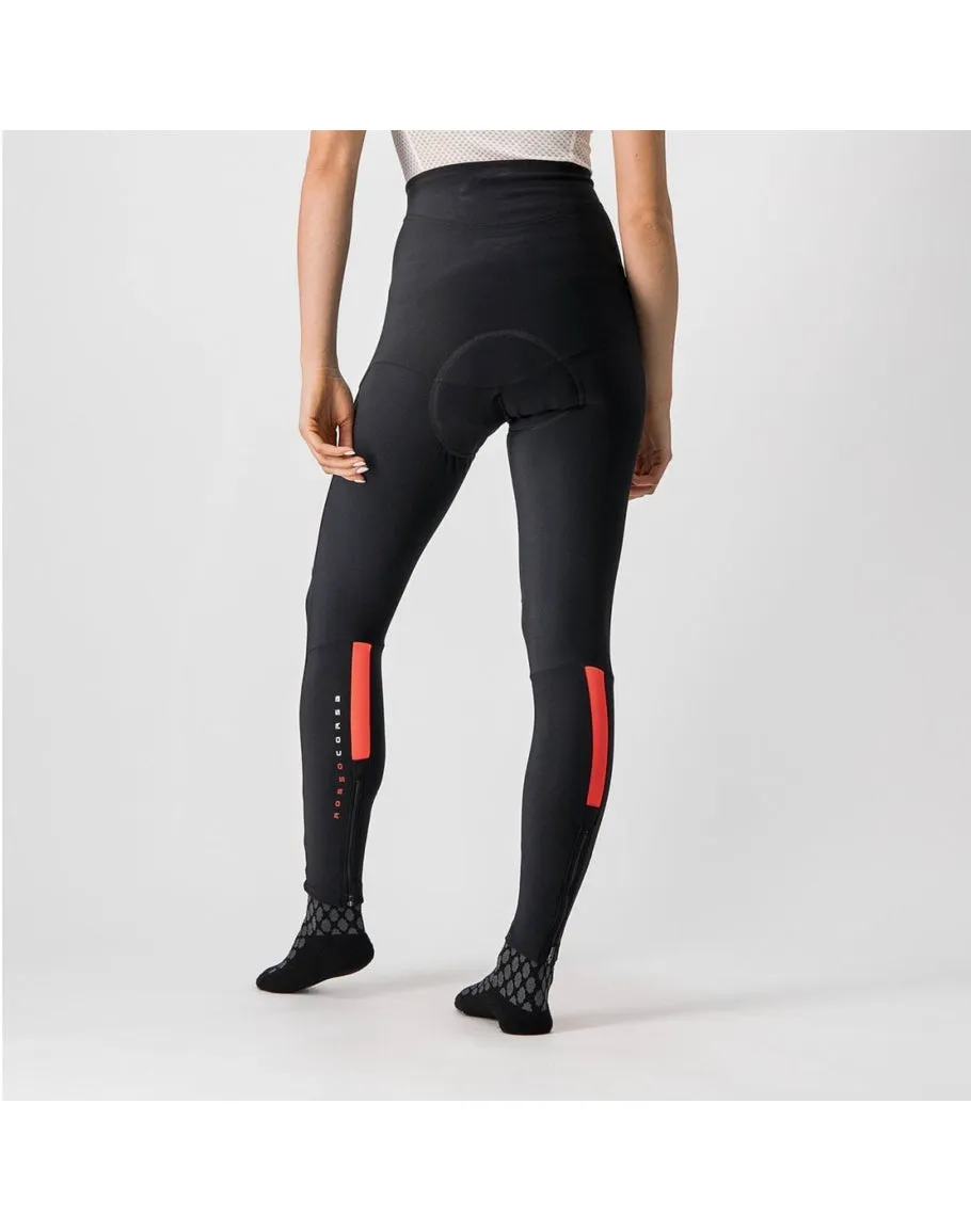 CASTELLI SORPASSO RoS WOMEN TIGHT BLACK BRILLIANT PINK  女裝 單車褲 
