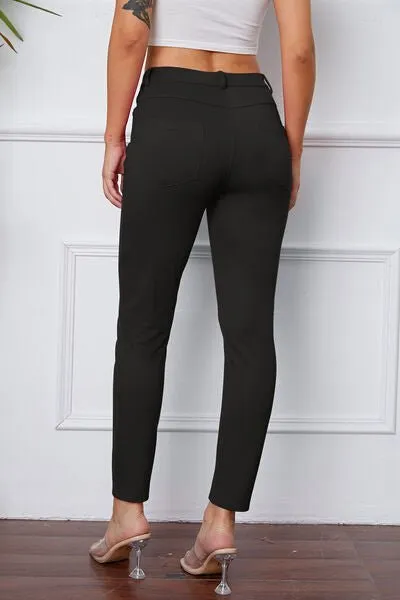 Chic & Comfy Stretch Trousers by Basic Bae