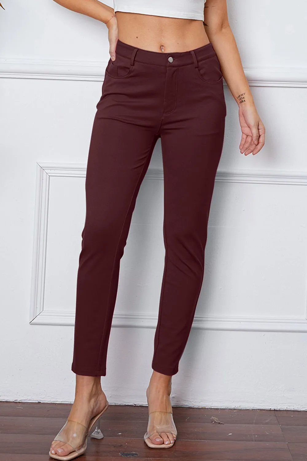 Chic & Comfy Stretch Trousers by Basic Bae