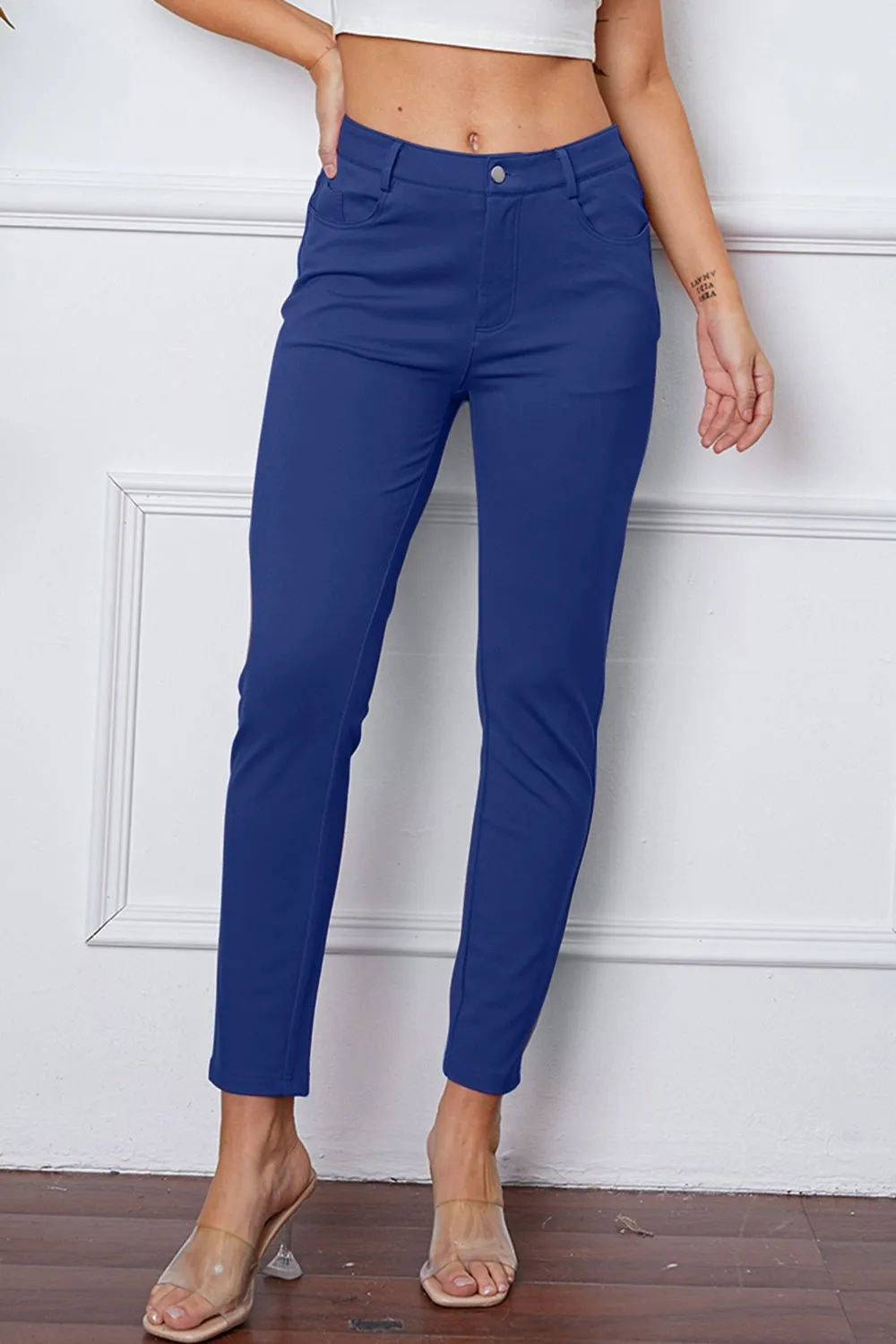 Chic & Comfy Stretch Trousers by Basic Bae