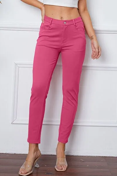 Chic & Comfy Stretch Trousers by Basic Bae