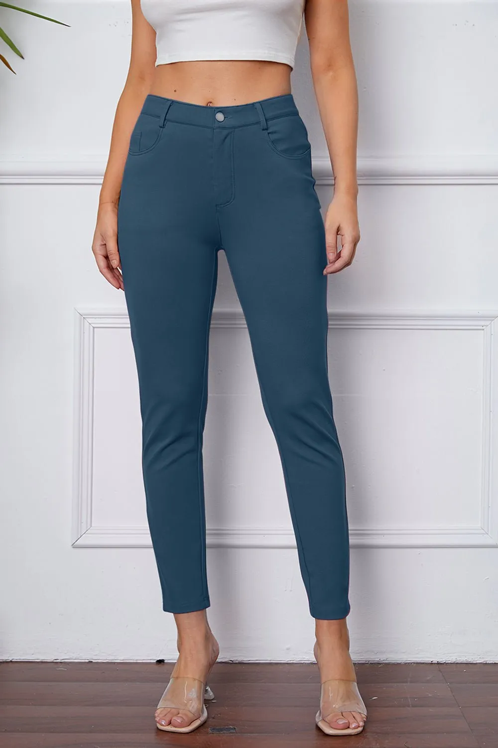 Chic & Comfy Stretch Trousers by Basic Bae