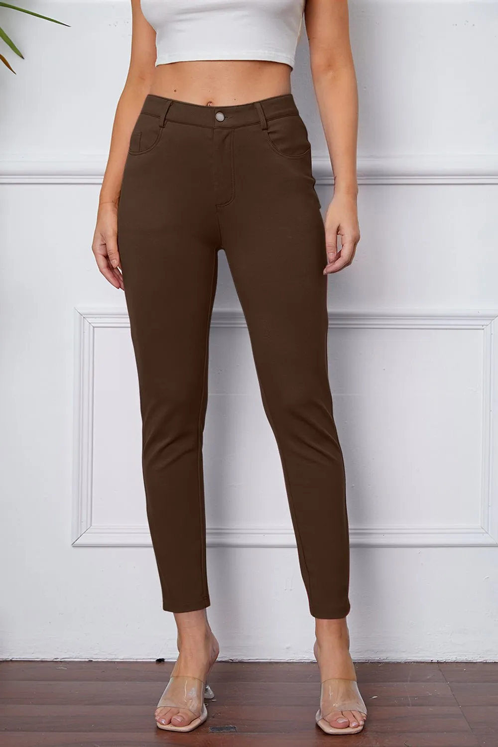 Chic & Comfy Stretch Trousers by Basic Bae
