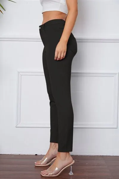 Chic & Comfy Stretch Trousers by Basic Bae