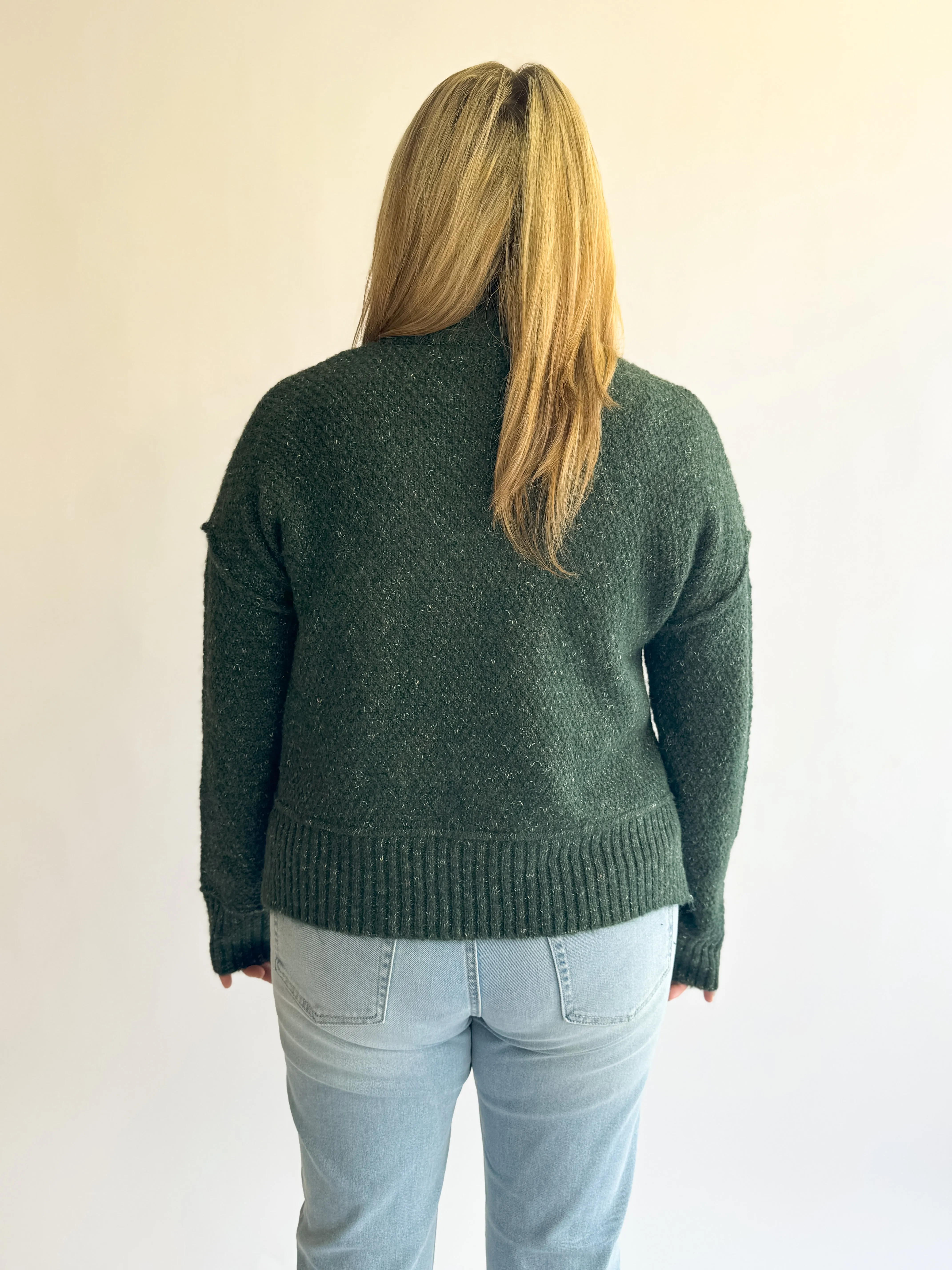 Evergreen Mock Neck Sweater