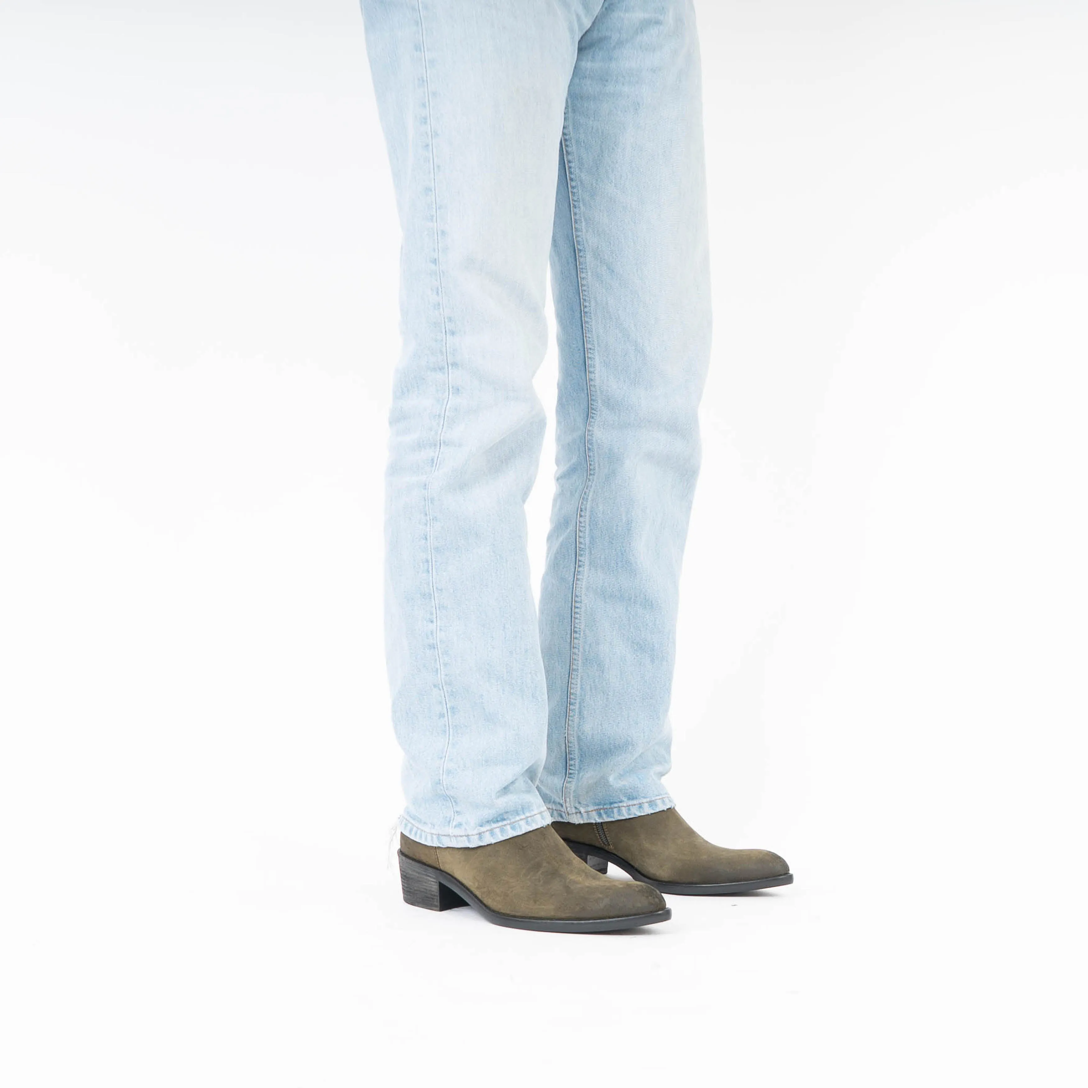 FW17 Green Suede Western Boots