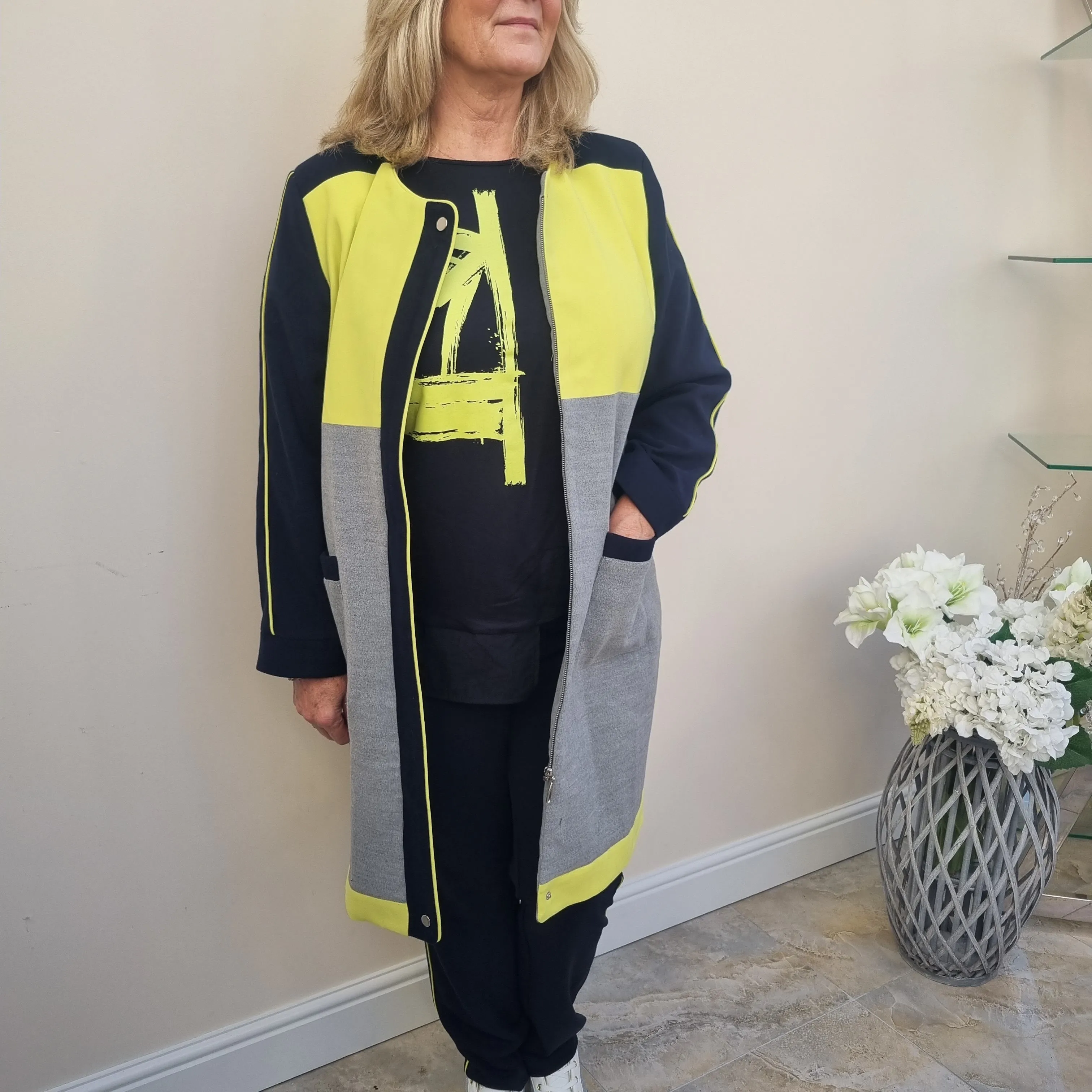 I.NCO Bright panelled jacket