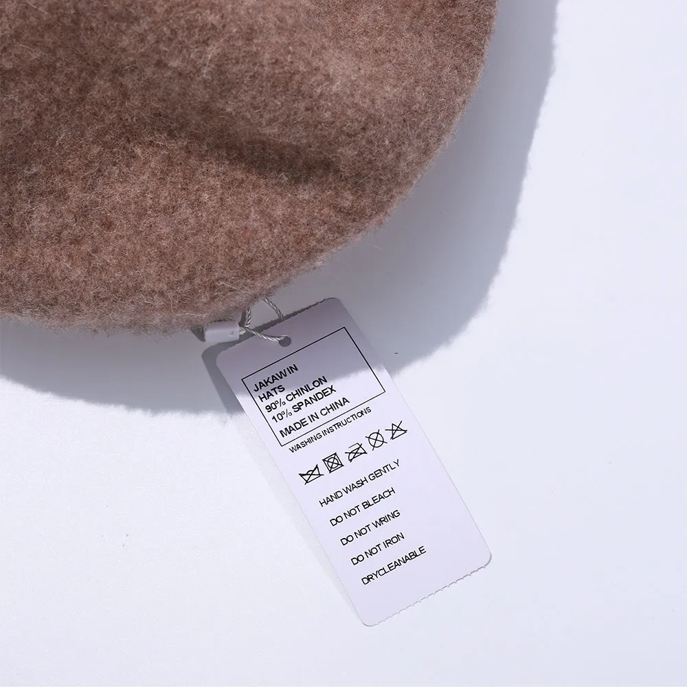 JAKAWIN Beret Newsboy Hat Vintage Cabbie Hats French Wool Cap for Women