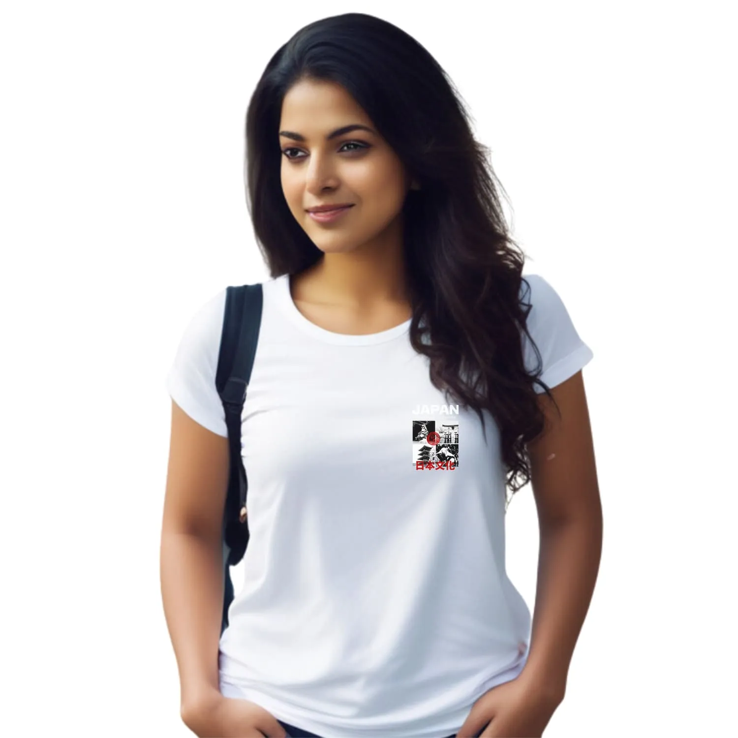 Japan Womens cotton printed T-shirt