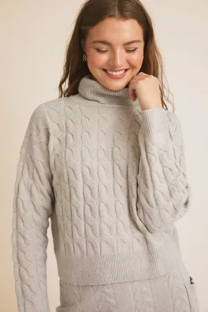 Knitted Haven Turtleneck Sweater