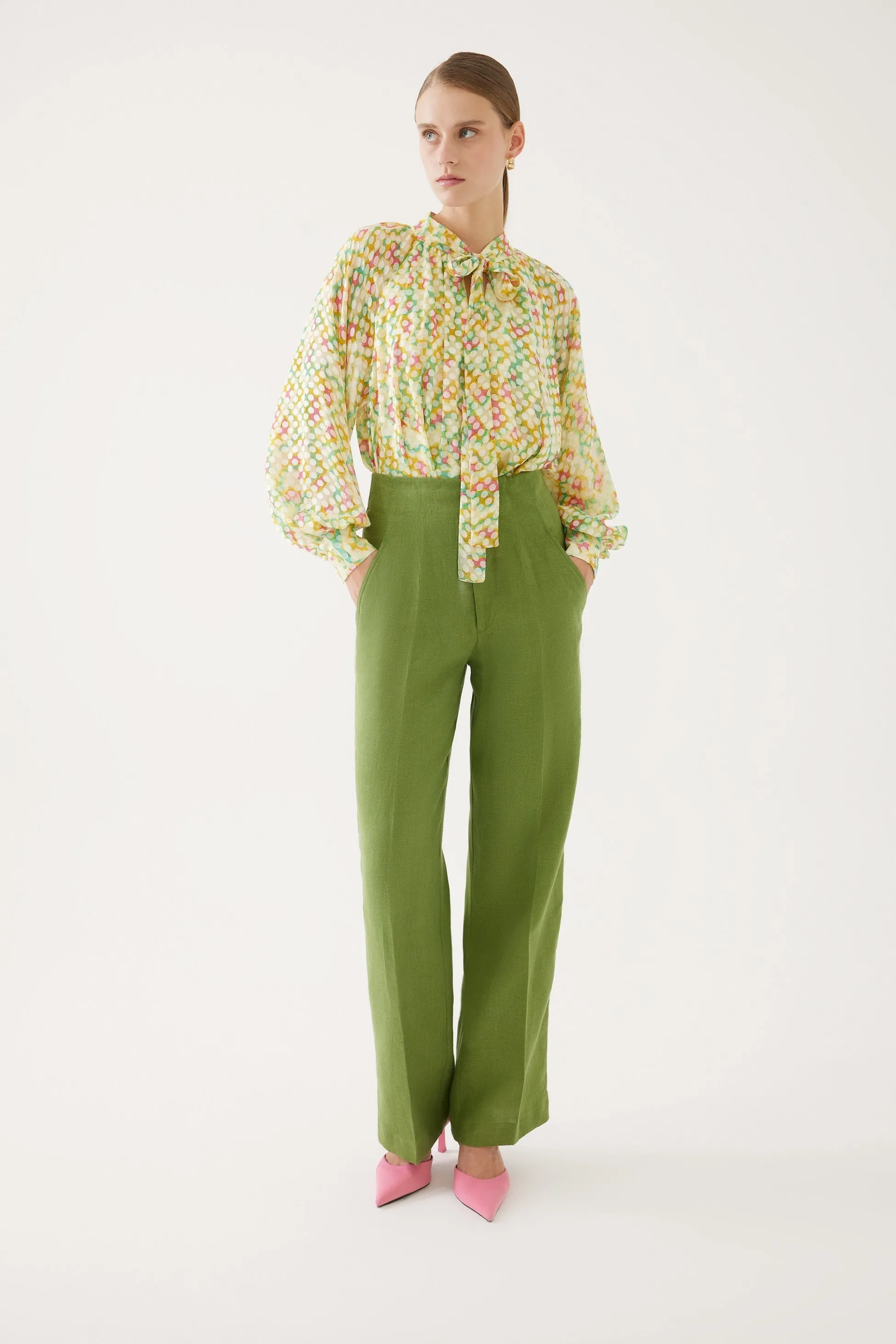 Light Green Vintage Trousers