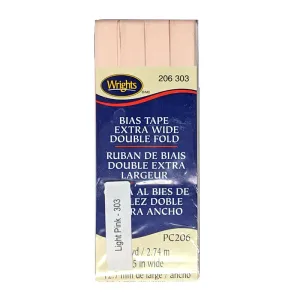 Light Pink - Bias Tape Double Fold Extra Wide