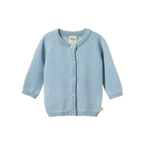 Merino Knit Cardigan - Celestial Blue