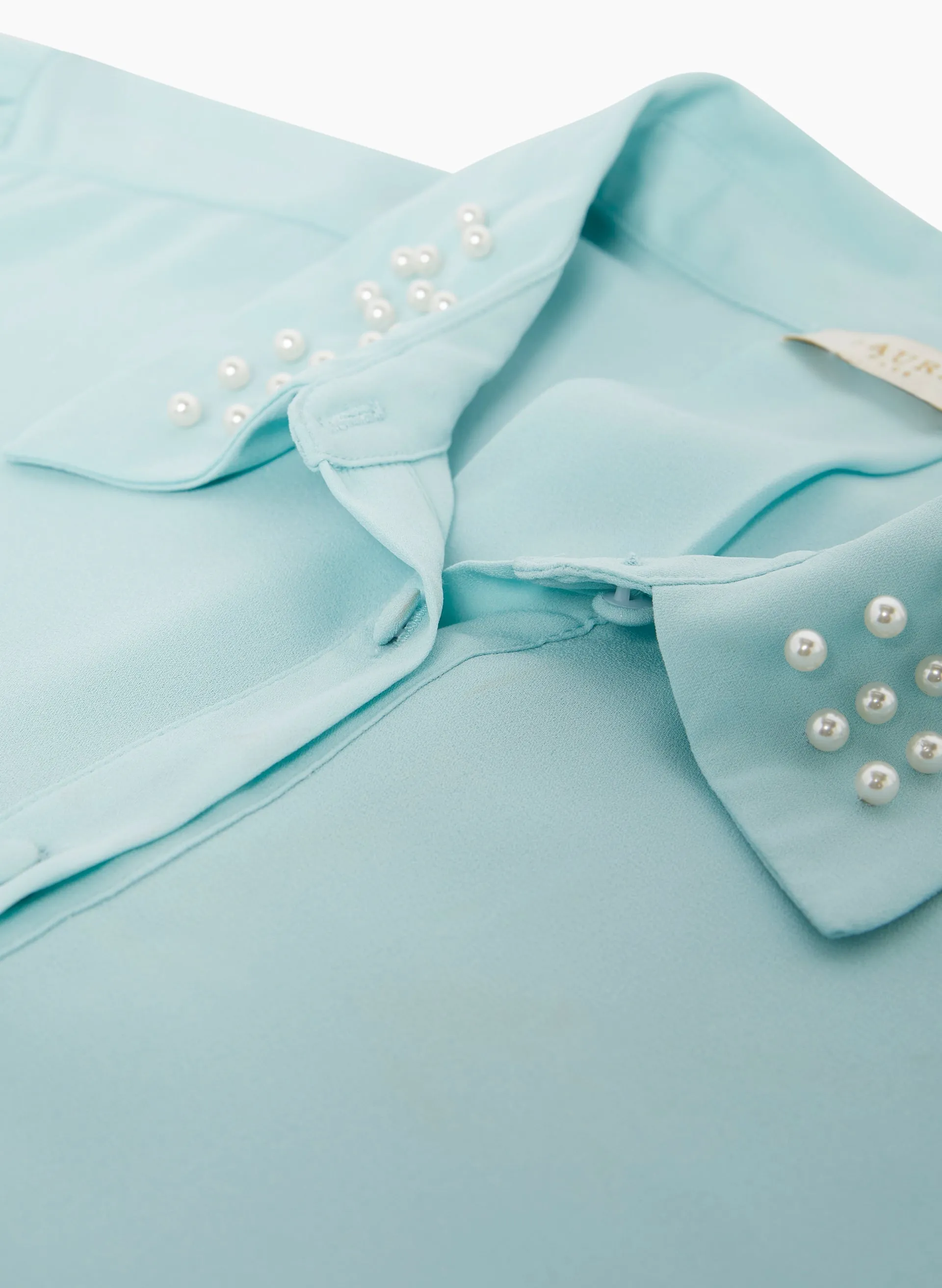 Pearl Detail Button Down Blouse