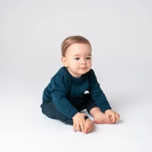 Pure Eucalyptus Baby Trousers - Midnight Blue