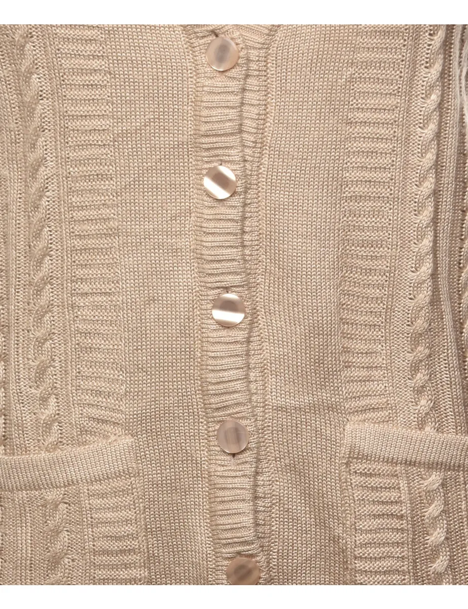 Sleeveless Sweater Vest - L