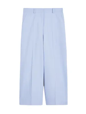 Weekend Max Mara Zircone Long Trouser in Light Blue
