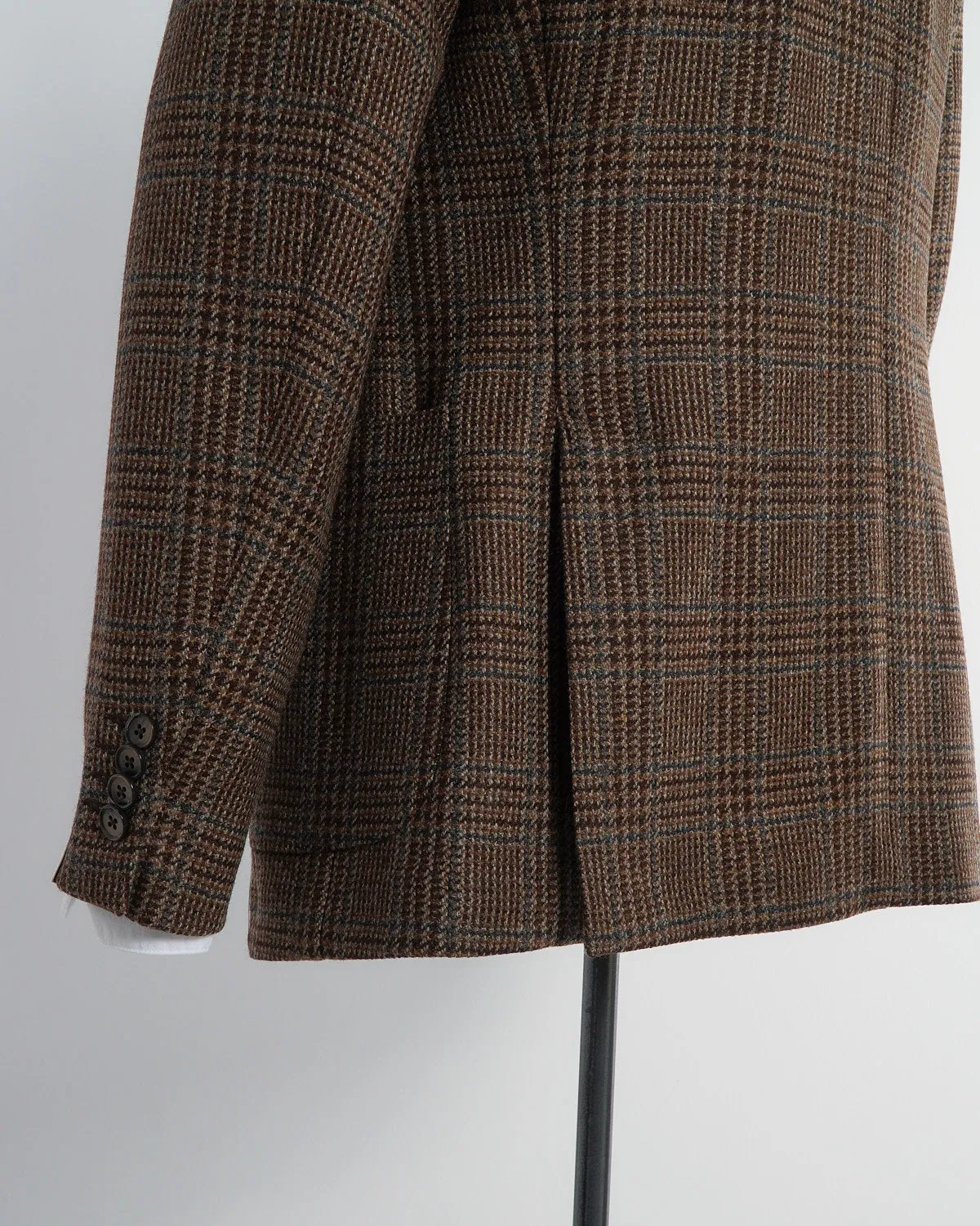 Wool & Cashmere Prince Of Wales Soft Jacket