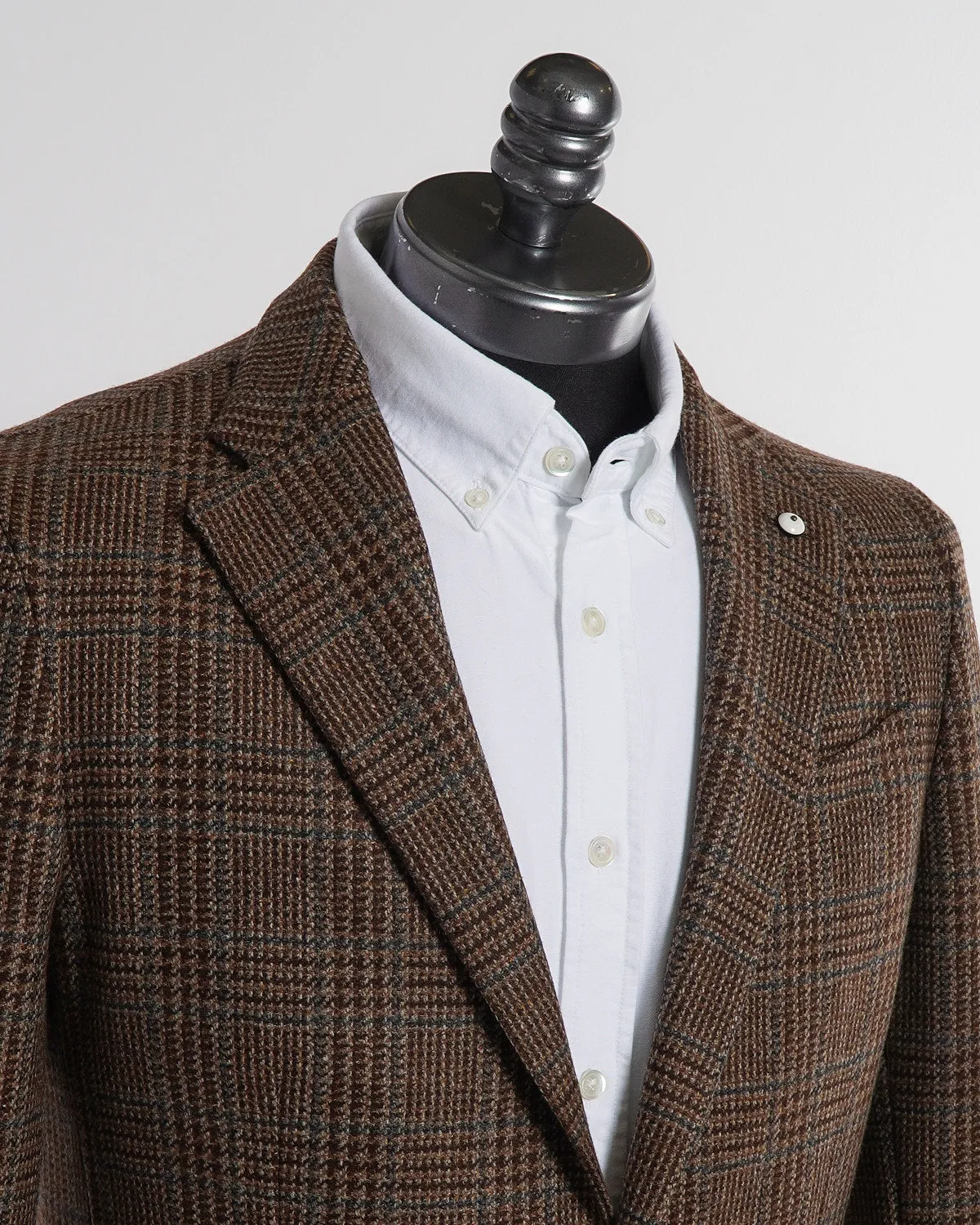 Wool & Cashmere Prince Of Wales Soft Jacket