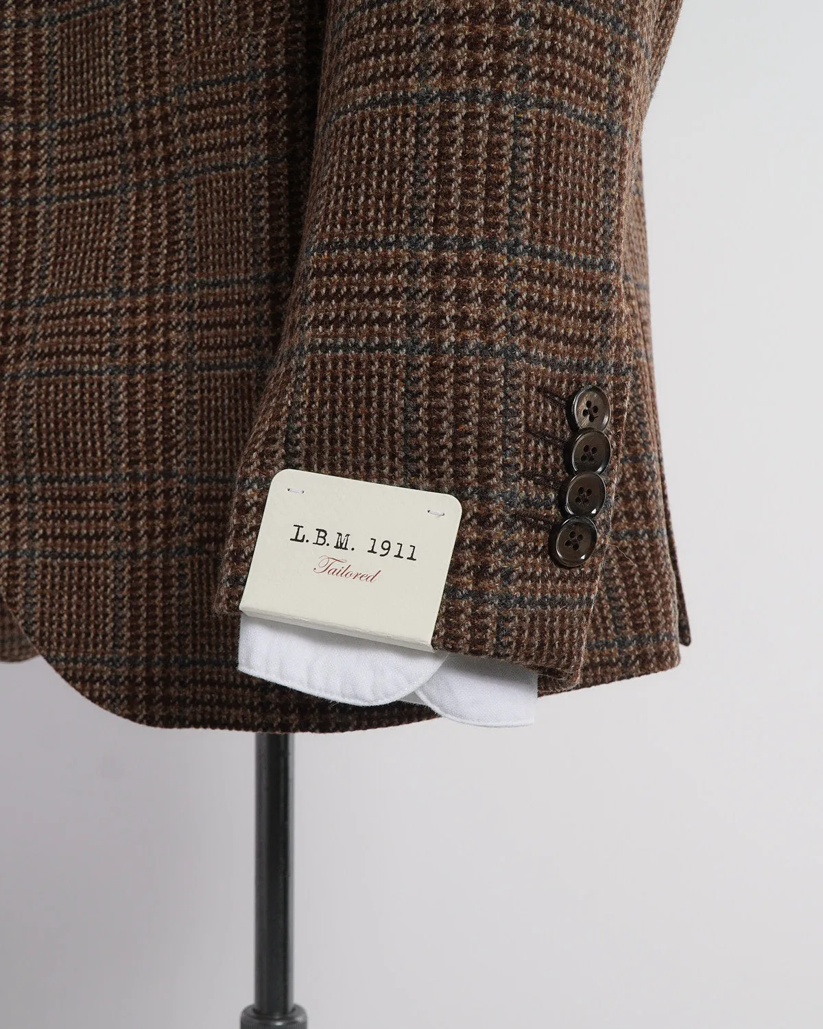 Wool & Cashmere Prince Of Wales Soft Jacket