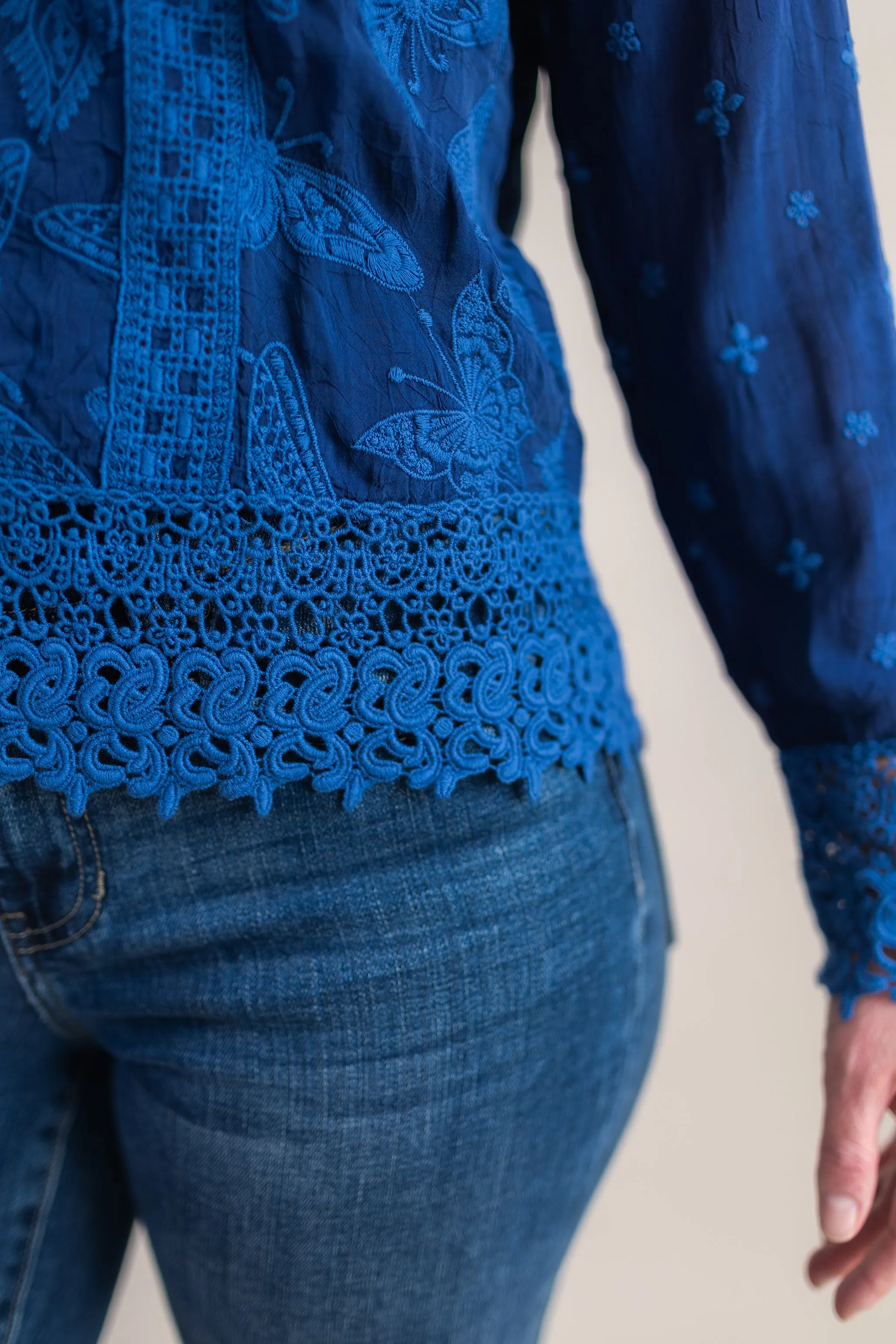 Yonah Jacket in Blue Night | Johnny Was