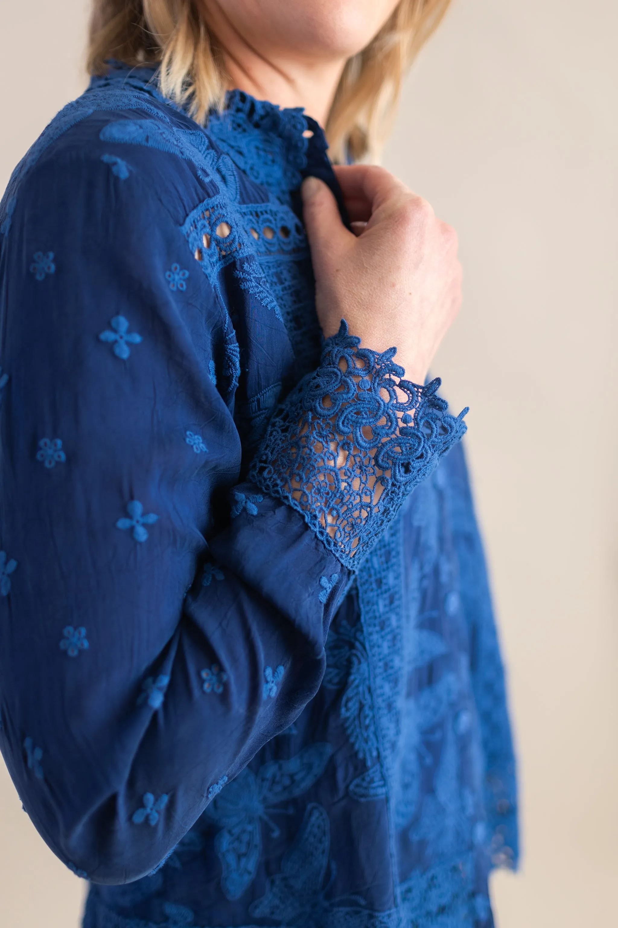 Yonah Jacket in Blue Night | Johnny Was